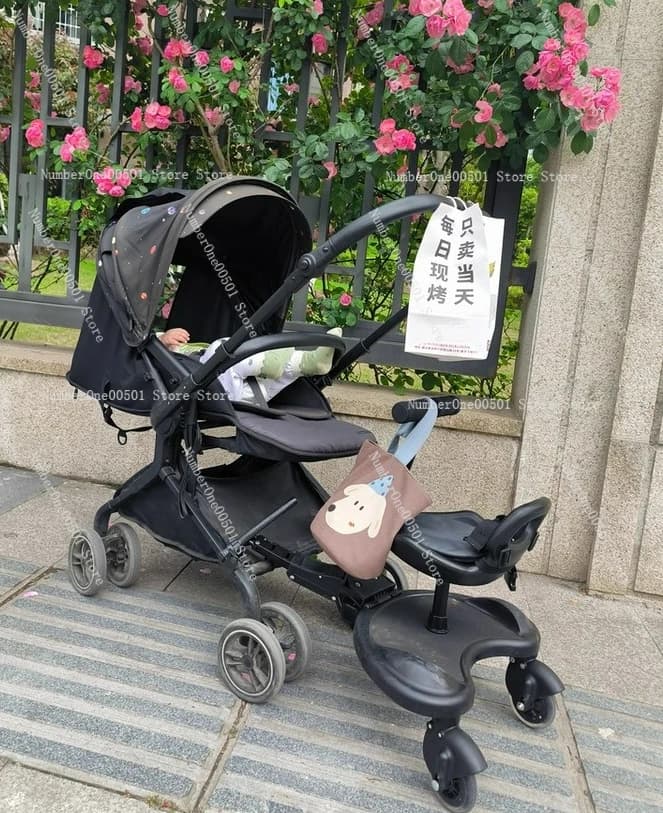Accessori per passeggino doppio Poggiapiedi universale per gemelli Carrozzina Sedile da viaggio aggiuntivo