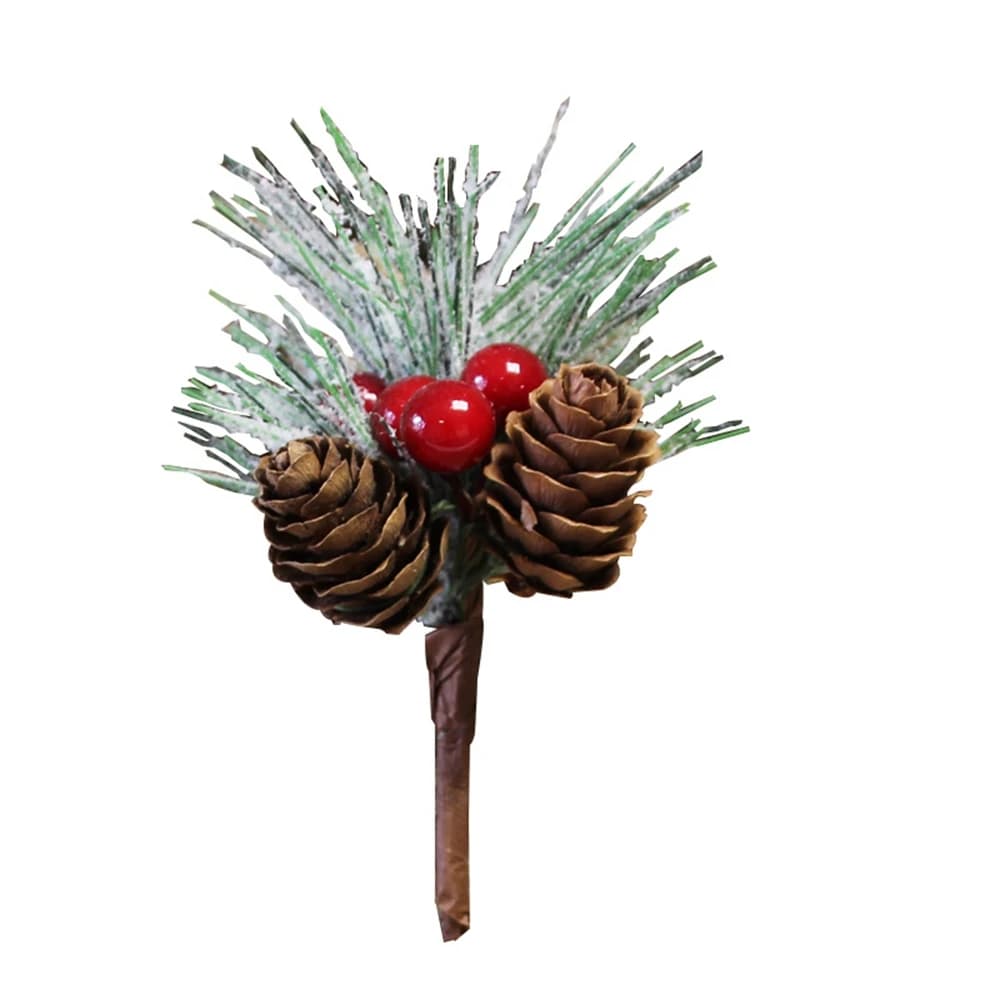 Gift Pack of Artificial Pine Coppers with Fins for Christmas Decorations and Garlands