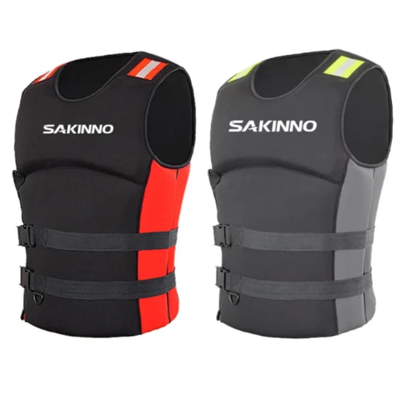 Giubbotto di Salvataggio per Adulti, Gilet da Surf, Rafting, Snorkeling, Kayak, Moto d'Acqua, Pesca, Sport Acquatici, Nuoto, Giubbotti di Salvataggio per Uomo e Donna