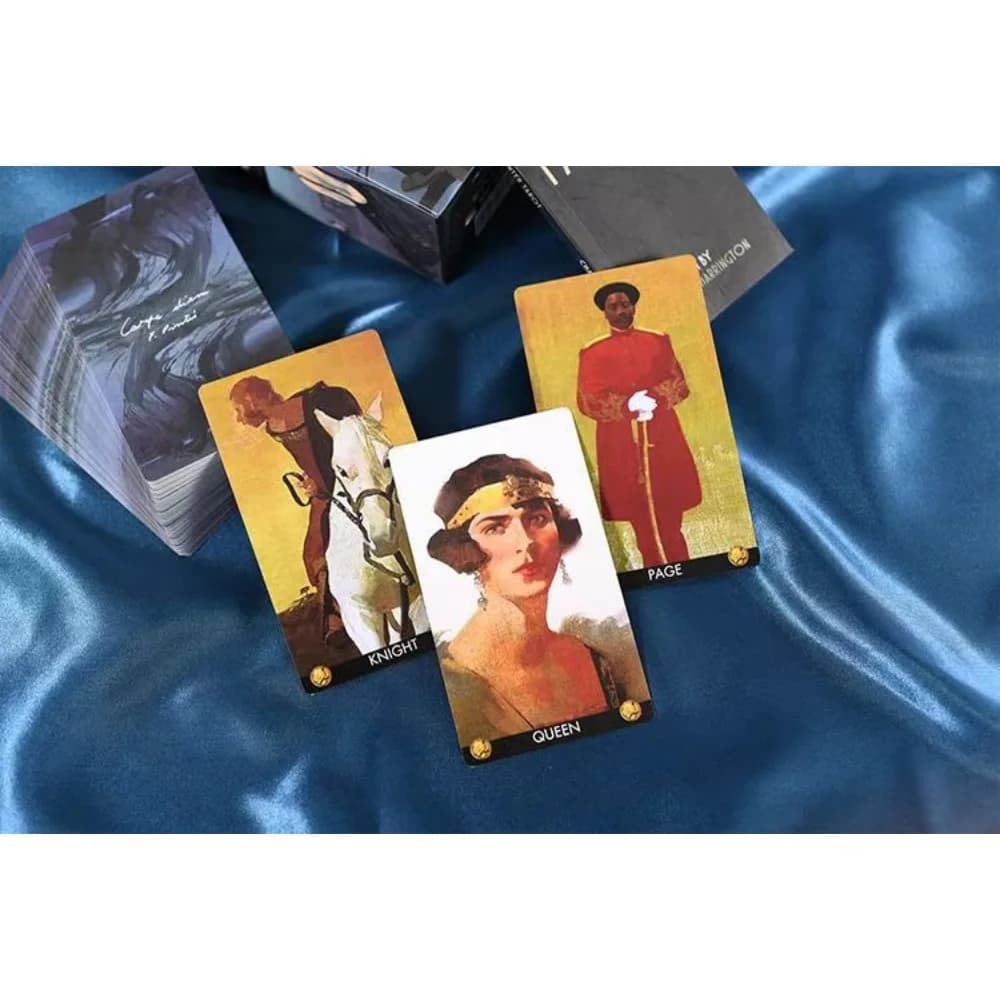 Ferenc Pinter Tarot 12*7cm Beyond The Edges of Reality In Rigid Box with Guidebook for Beginners 78 Pcs Cards
