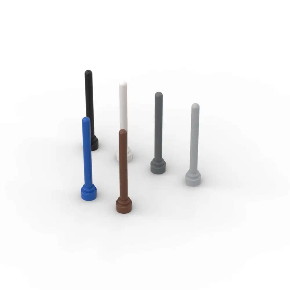 MOC 10PCS Puzzle Particle 30064 Antenna 4H Building Blocks Kit 3957 Round Top Flagpole giocattolo educativo regalo Dropshipping