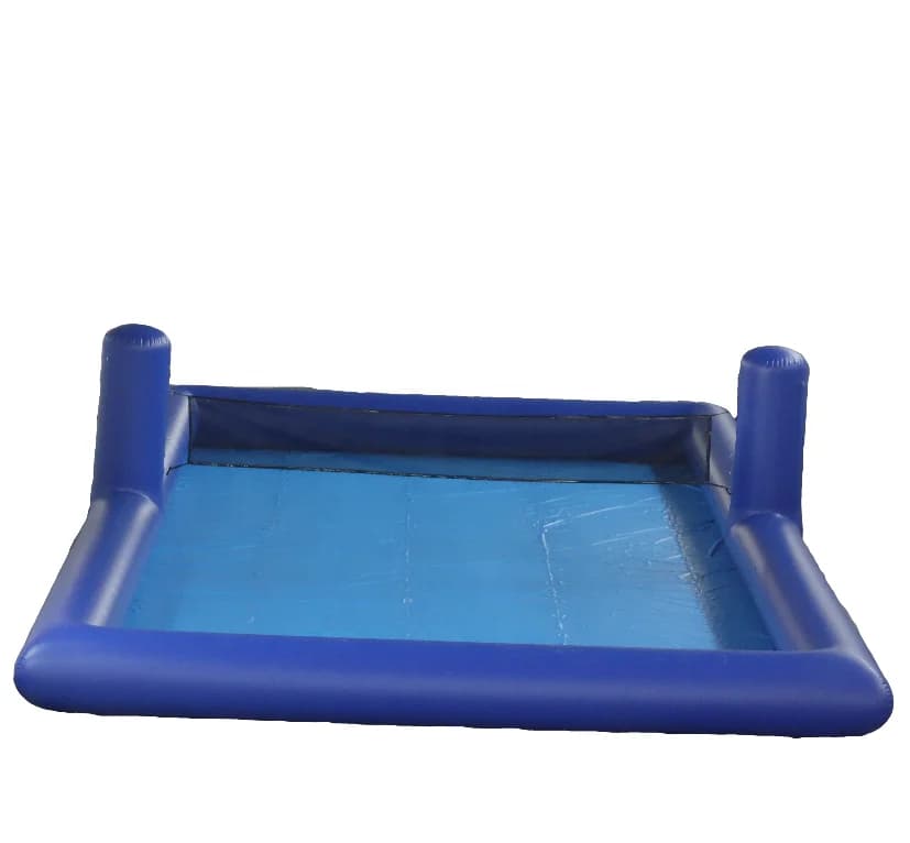 Blue Inflatable Volleyball Network Children's Summer, Beach Aquatic Sports Game, Water Fun Equipment with Air Pump
