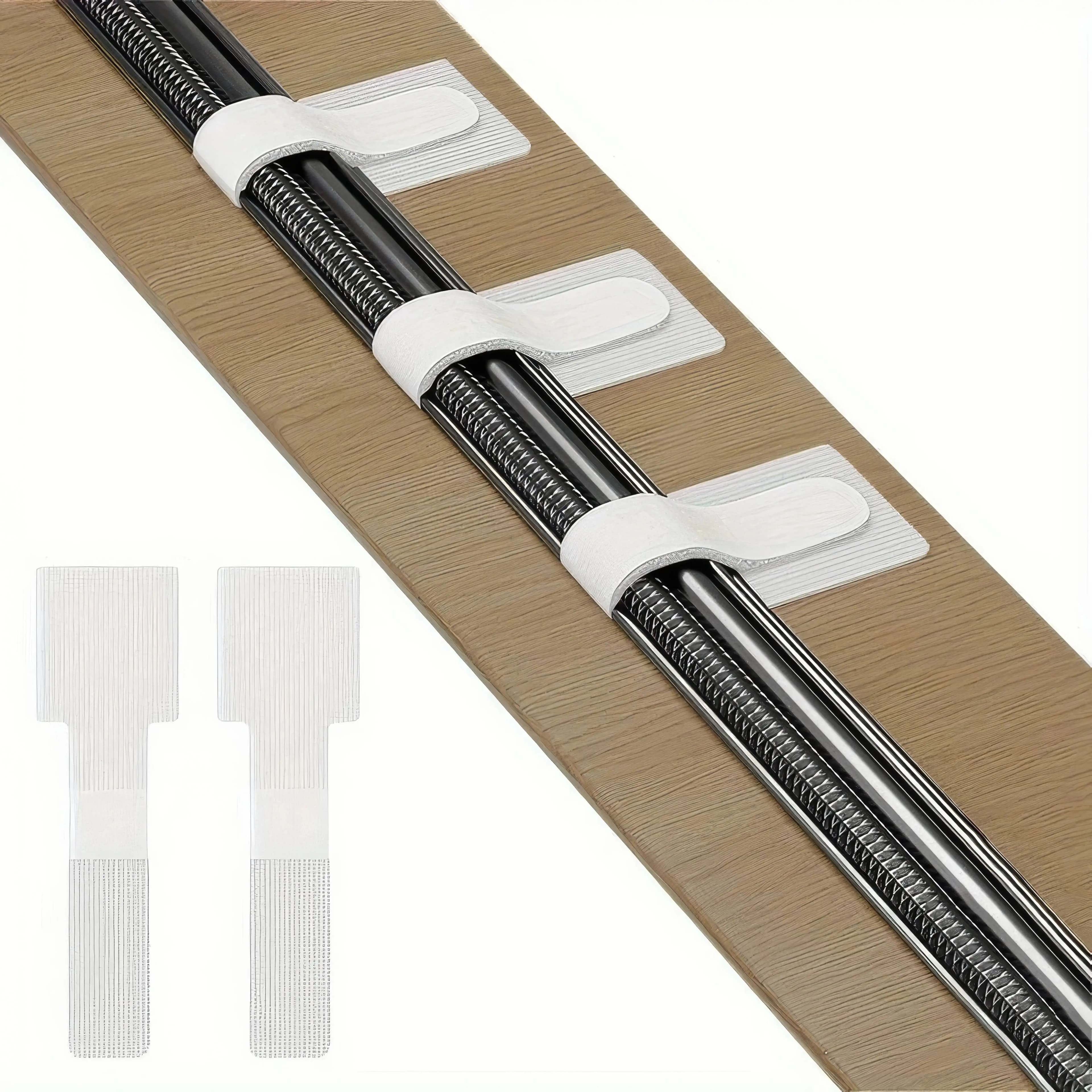 10 fascette stringicavo bianche riutilizzabili per la gestione dei cavi ​ Materiale in nylon resistente, tiene saldamente i cavi, facile da tagliare.