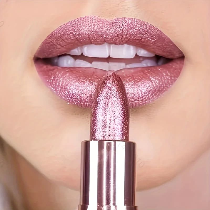 Pink smoke powder, bright starry sky, shiny velvet texture, durable, makes your lips shiny, waterproof, antivegetative.