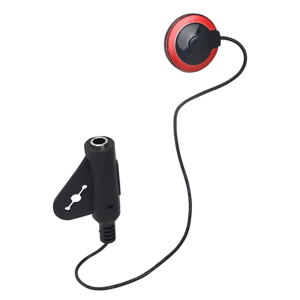 Pickup Acustico Piezoelettrico Senza Foratura per Chitarra, Ukulele, Violino, Mandolino, Banjo - Clip-on Portatile per Miglioramento del Suono dal Vivo