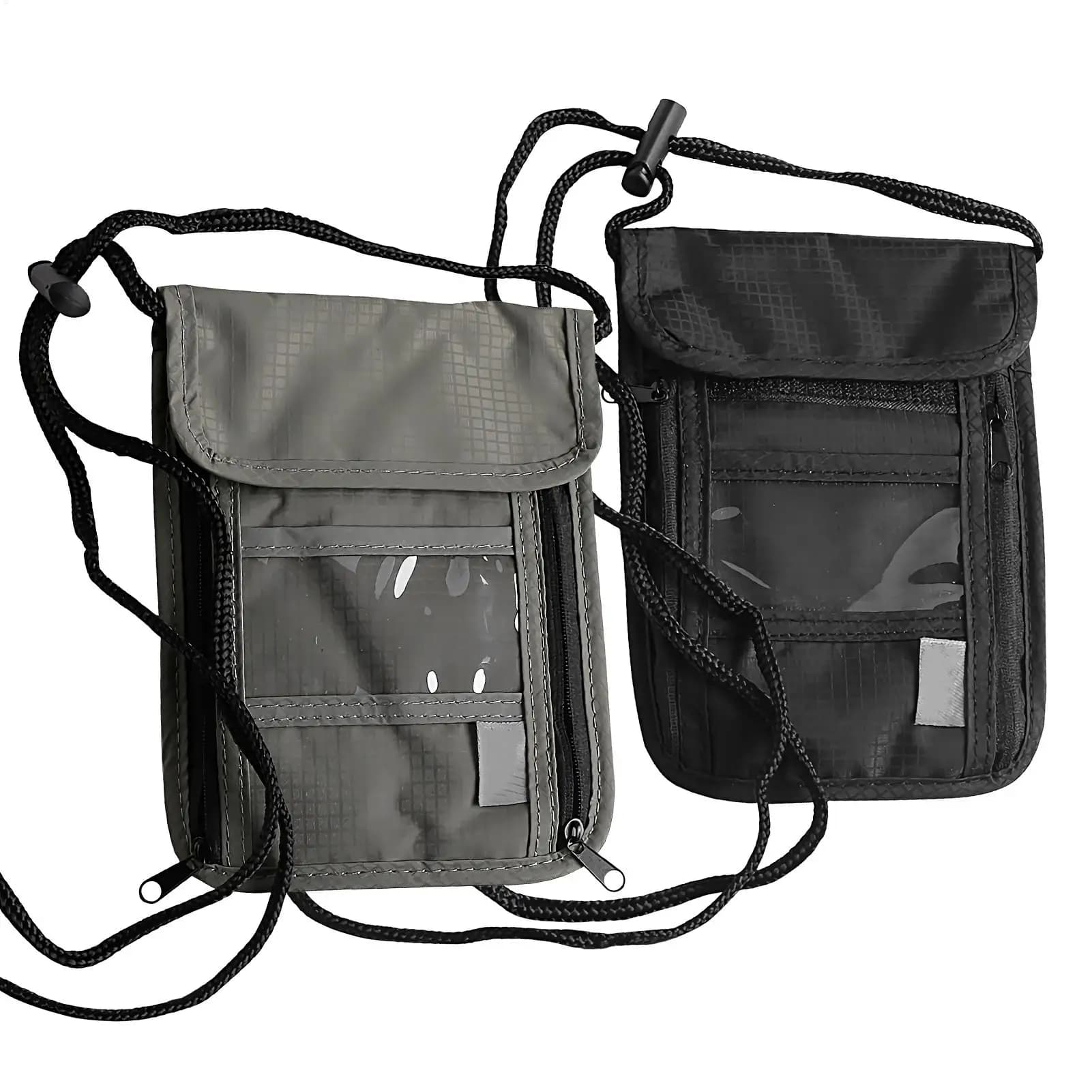 Portafoglio per passaporto Custodia da viaggio antifurto Custodia per cellulare Custodia antifurto per documenti Borsa per carte di credito per lo shopping in campeggio