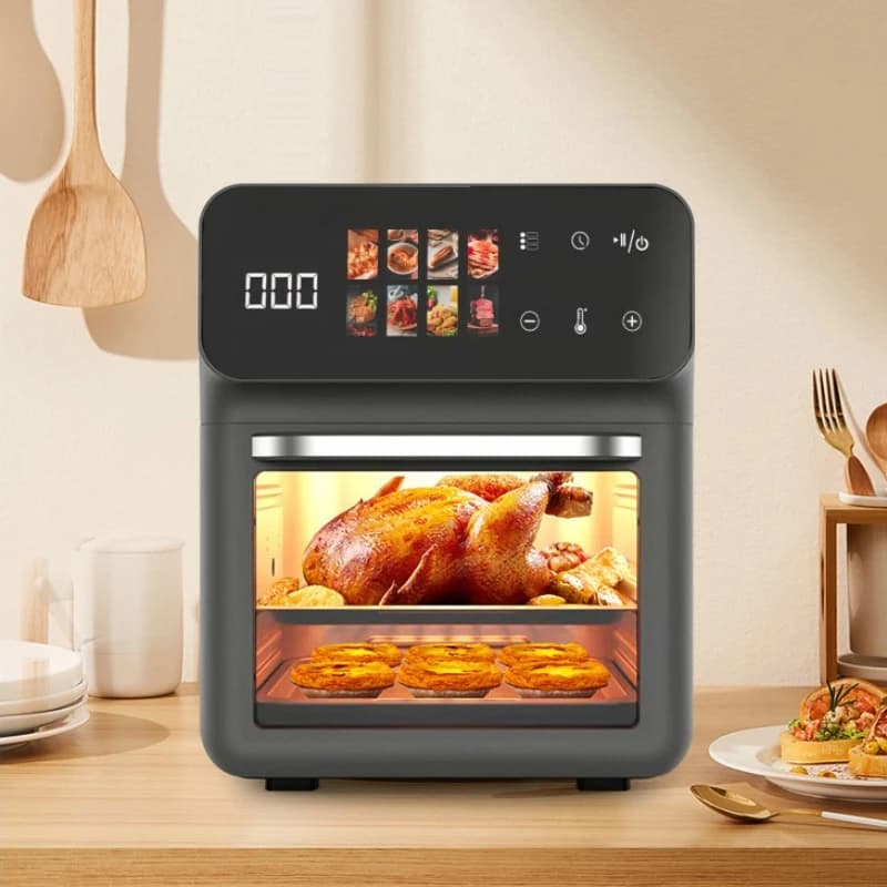 Nuovo Arrivo 2025: Friggitrice ad Aria Digitale Senza Olio per Pollo, Migliore Piccola Friggitrice ad Aria per Uso Domestico