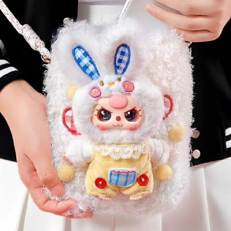 Scatola cieca Cute Baby Three V2 - Ciondolo per bambola con figura anime e borsa per cellulare, scatola misteriosa a sorpresa, regalo di compleanno perfetto