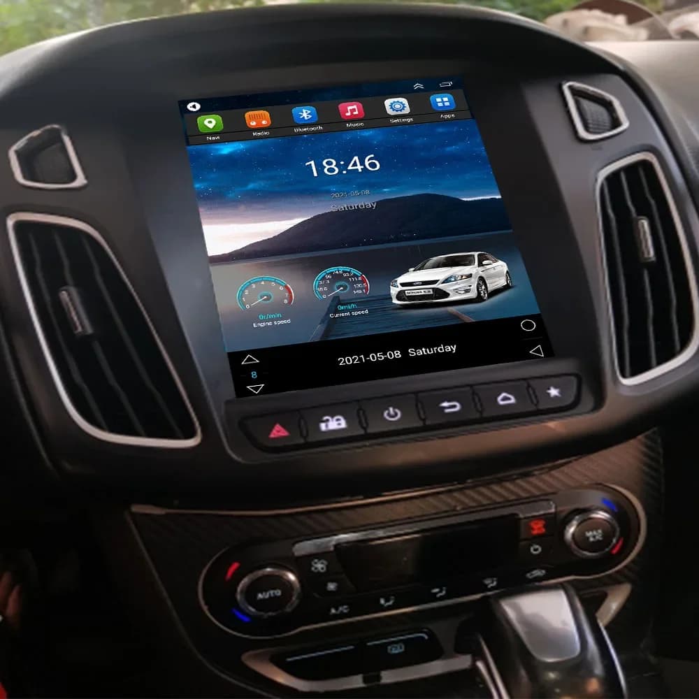 Autoradio Android 14 da 9.7'' con Carplay per Ford Focus 3 MK 3 2011-2019, Lettore Multimediale Auto, Sistema Intelligente per Auto, Radio