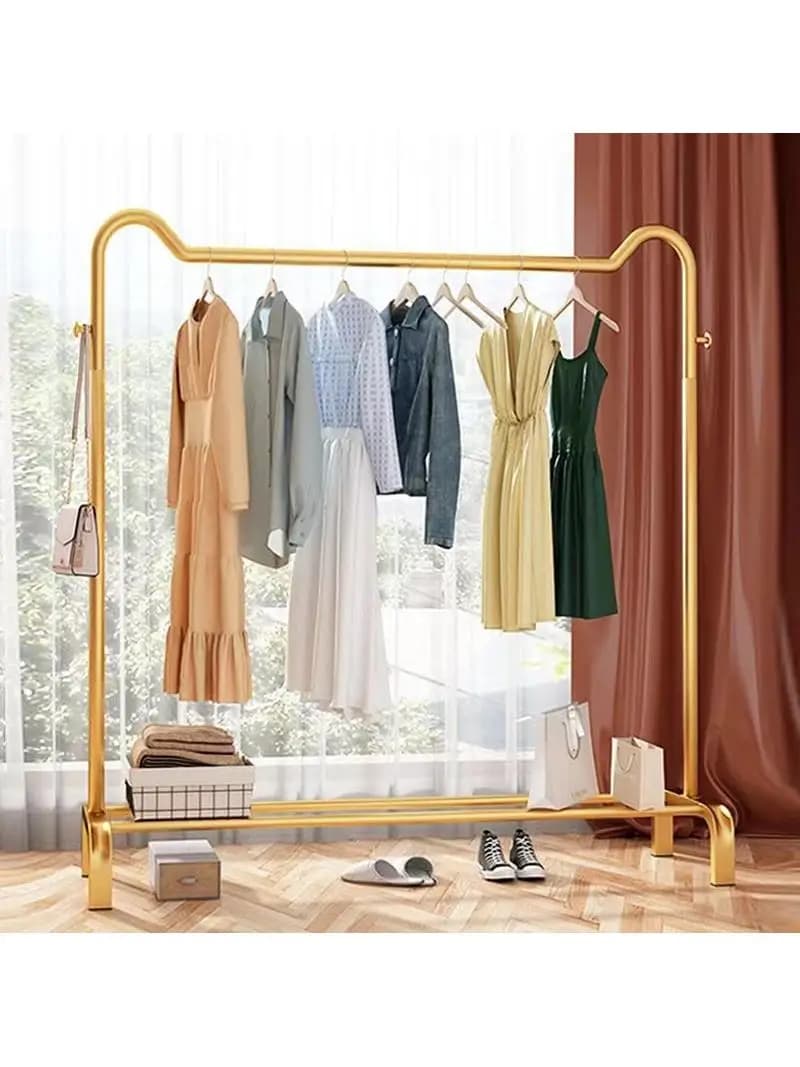 Simple Palo Single Interior Clothes rack, Sofa Bed & Balcony, Easy to Use, Space Organizer