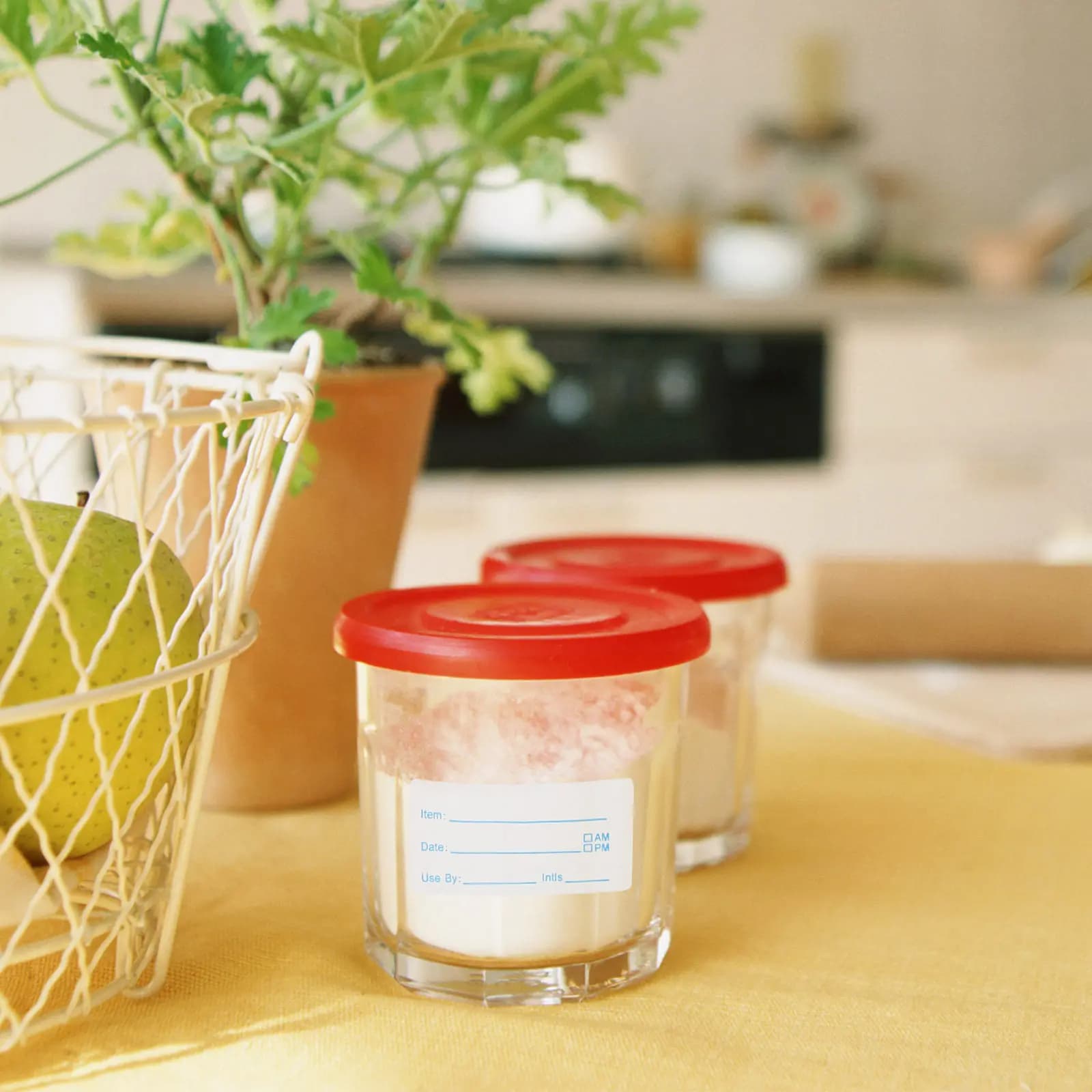 Etichette Adesive per Contenitori Alimentari, Etichette per Barattoli, Congelatore, Frigorifero, Dispensa, Organizzazione Cucina, Scadenza