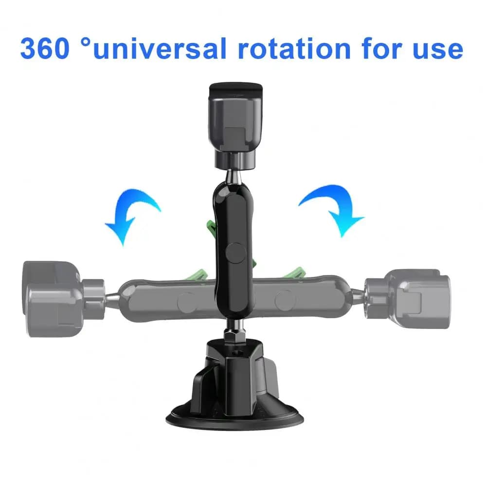 Supporto per telefono magnetico rotante Supporto per telefono magnetico regolabile a 360 gradi per auto con aspirazione sottovuoto per parabrezza per cellulare