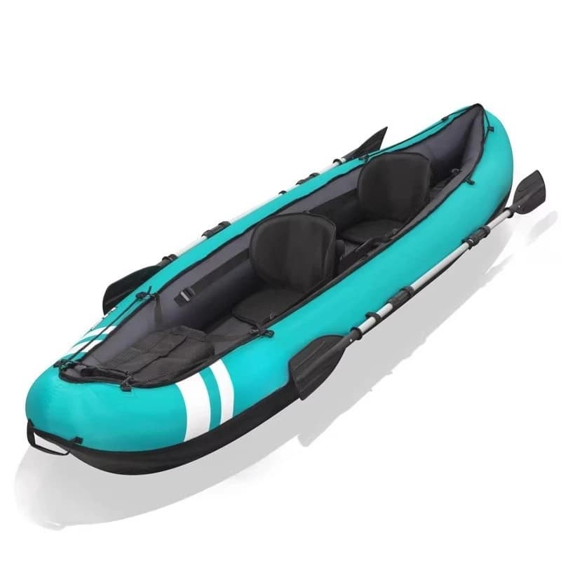 Pompa a pale per barca d'assalto per 2 persone con canoa addensata per gommone doppio kayak di fascia alta