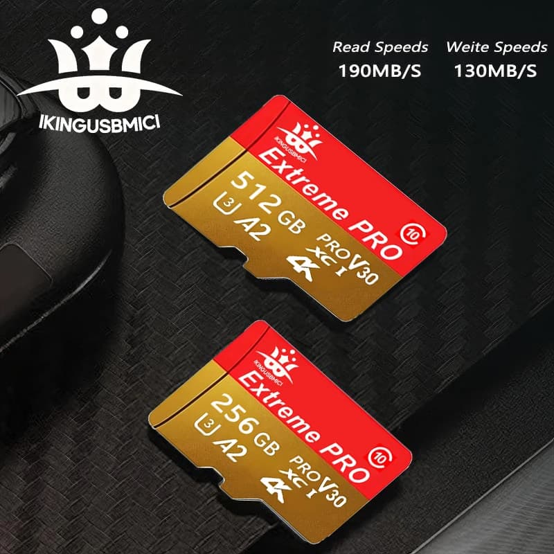 Quality Camera Smartphone Micro 32/64/128/256/512gb Class Sd Card Class 10 Memory High Quality High Speed Durable Fast Reliable