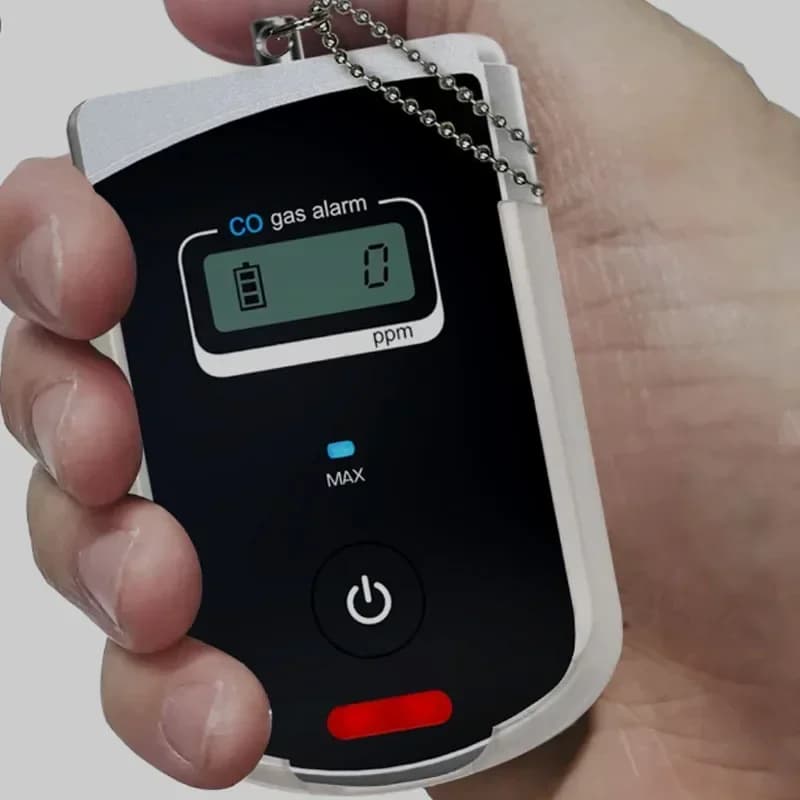 Camping Portable CO Detector, carbon monoxide Alarm with Imported accuracy CO sensor for camping tents in winter
