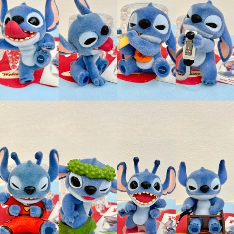 Stitch Ohana Means Family Series Blind Box Kawaii Action Figure Stitch Mystery Box Desktop Decor Toys Anime Figure Surprise Gift
