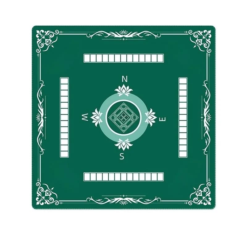 Premium 70x70cm Rubber Table Mat for Poker and Mahjong Non Slip Durable Waterproof Poker Game Mat