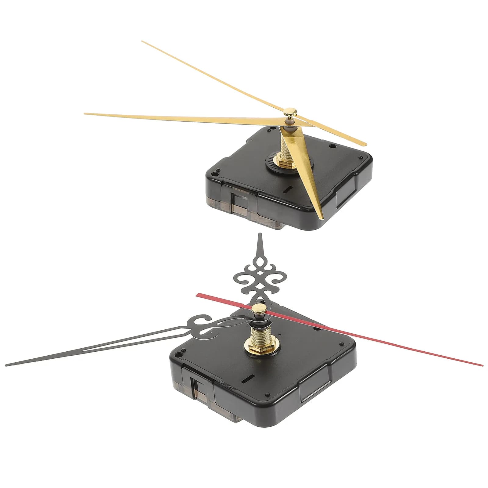 Set di Meccanismi Silenziosi per Orologi, Kit di Facile Installazione Fai-da-Te, Parti di Ricambio per Orologi da Parete al Quarzo per Artigianato, Ufficio, Camera da Letto, Soggiorno