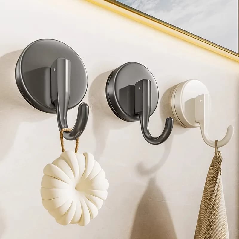 Ganci a ventosa, appendiabiti da parete rimovibili senza foratura per cucina, bagno, camera da letto, organizer domestico resistente