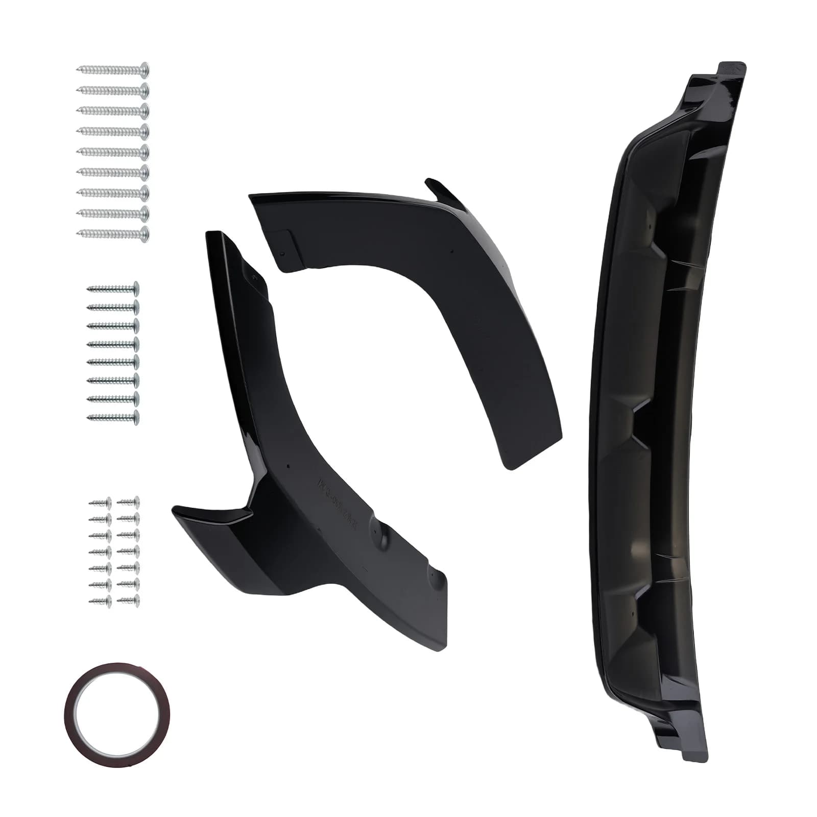 Black gloss rear bumper lip diffuser kit for BMW G06 X6 M Sport 2020-2024