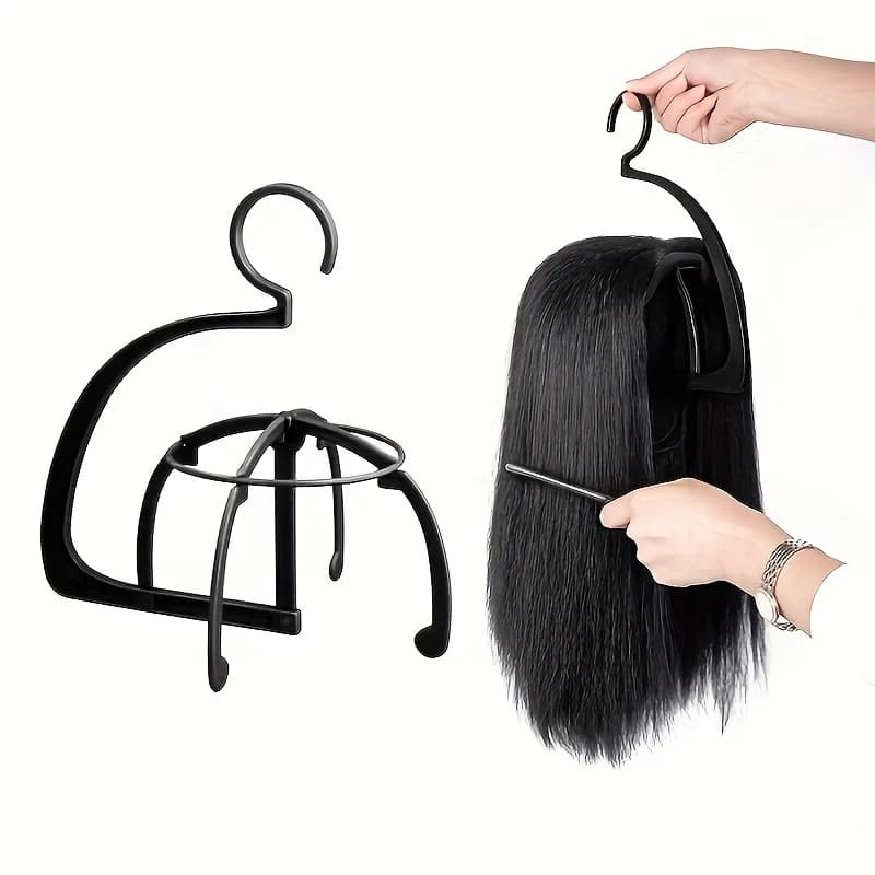 Supporto per parrucche in plastica staccabile e portatile per organizzare l'organizzazione delle parrucche, copricapo, struttura di supporto per cappelli