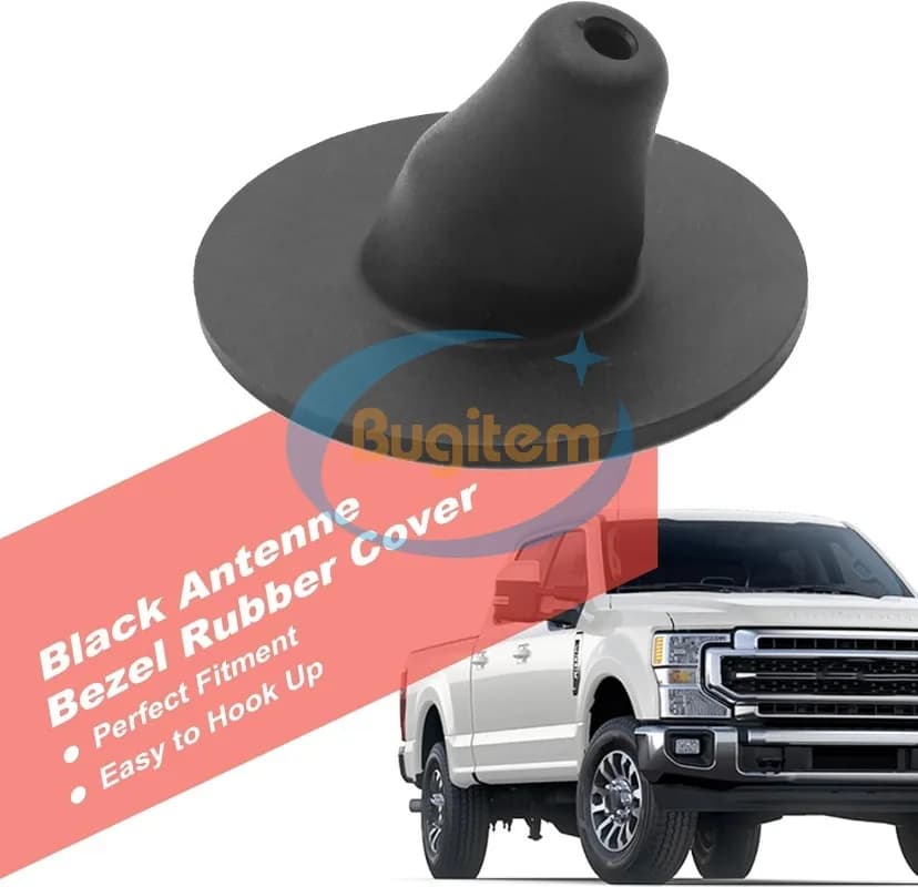 Nuova Guarnizione in Gomma per Antenna Nera 7C3Z-18A927-A Compatibile con Ford F250 350 450 550 Super Duty 2008-2016 7C3Z18A927A