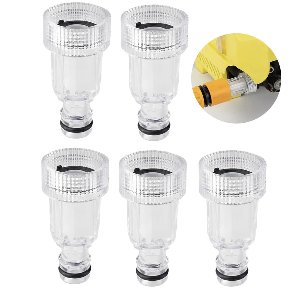 3/4" High Pressure Washer Water Filter Inlet Connector,Replacement Tool Water Pump Inlet Hose,Hose Adapter for Car Garden Wash