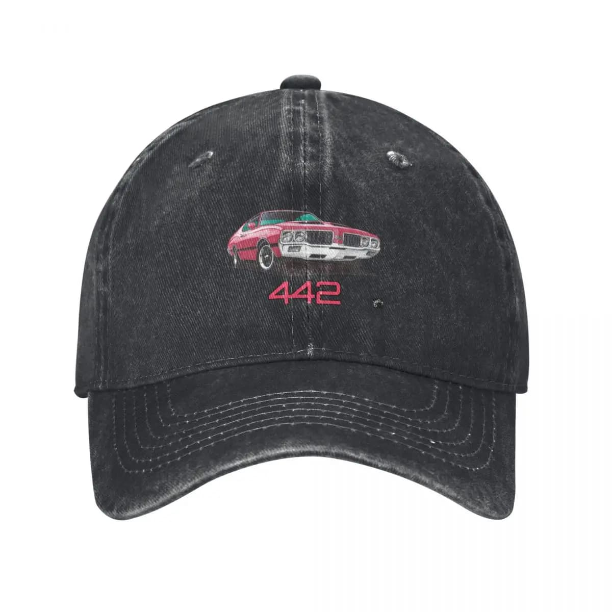 Geo3Doodles Oldsmobile 442 Doodle Baseball Cap Ball Cap Military Cap Man New Hat Golf Hats Woman Men's