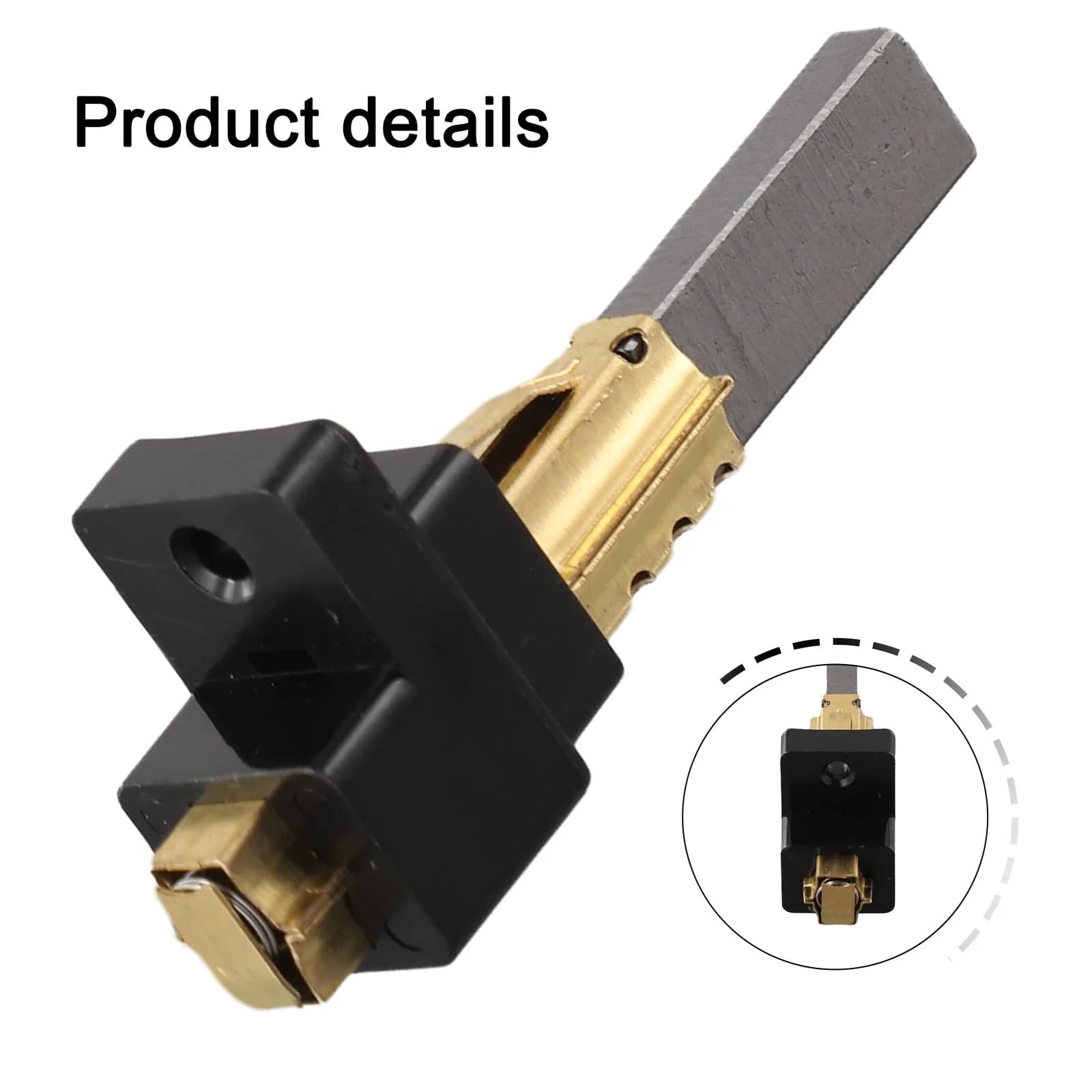 Kit di ricambio spazzole in carbonio per motori di aspirapolvere 6,5x11x32mm con design retrattile per una facile manutenzione