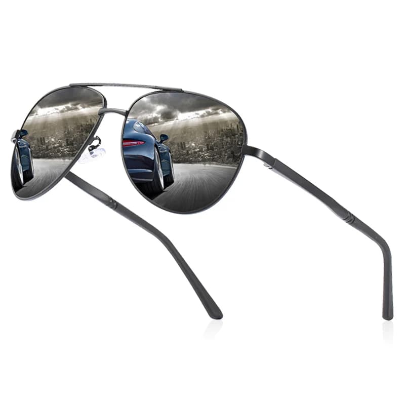 Occhiali da sole polarizzati pilota classici da uomo occhiali da sole Vintage da guida grandi occhiali da sole neri da donna UV400