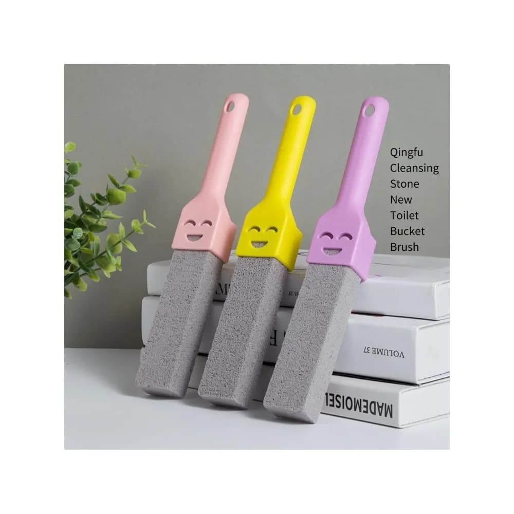 Spazzola per la pulizia del WC, Pietra pumice naturale per la pulizia del bagno e del barbecue, Bastoncino detergente in pietra pumice, Spazzola per WC