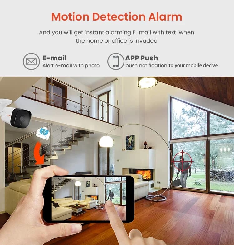 Kit Sistema di Videosorveglianza Domestica HD 8MP 4K con Telecamere IP PoE NVR per Esterni, Sistema di Sicurezza 4K CCTV a 4/8/16 Canali