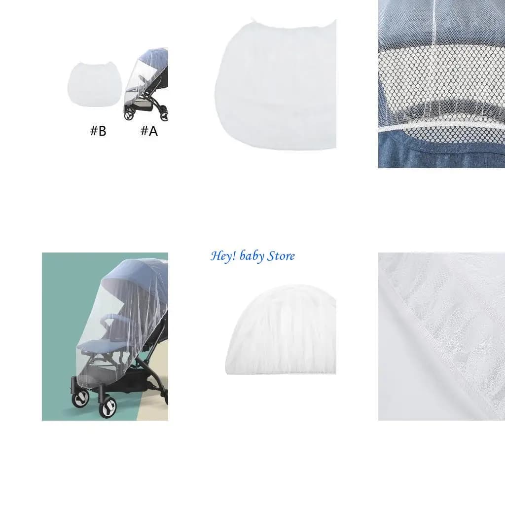 Q1FE UNIVERSAL PRAM NET NET BABY SUNSHADES MOSQUITO BUGGYS COPERCHIO PROTEZIONE NET NETTO INSETTO