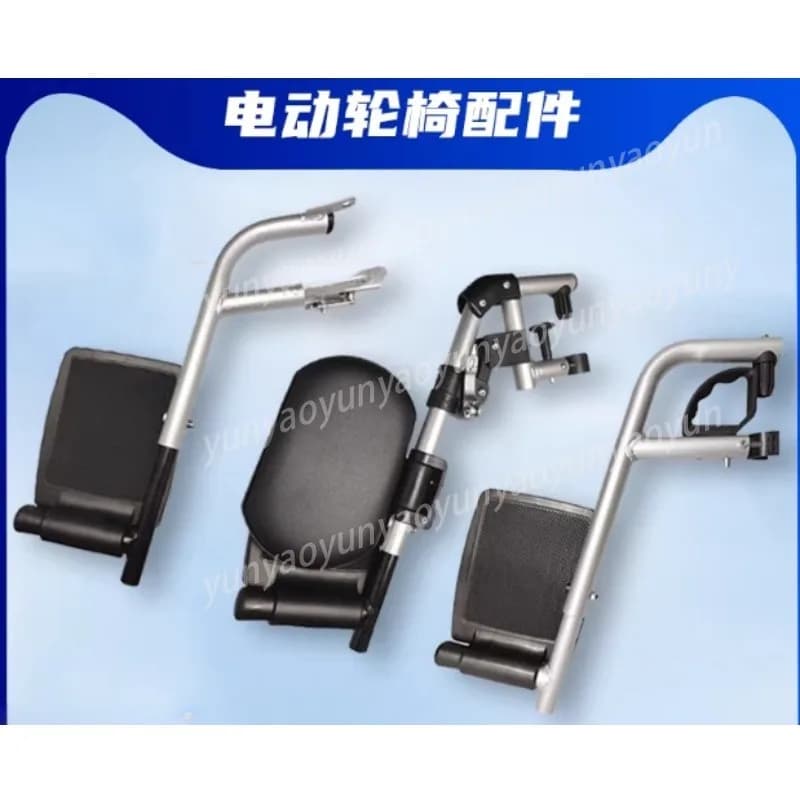 Accessori per sedia a rotelle elettrica, pedana incrociata, supporto completo per le gambe, ricambi universali