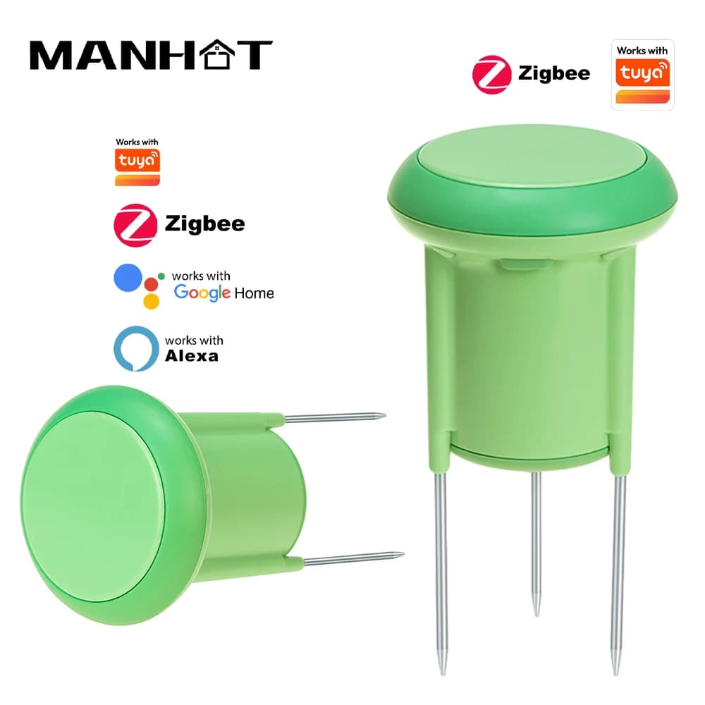 Tuya Zigbee smart Soil Sensor piantare misuratore di temperatura e umidità termoigrometro rilevatore di irrigazione per l'automazione del giardino
