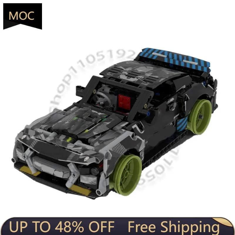 628 PCS Speedy Sports Car mustang RTR drift - 42138 RC mod MOC Customize Modular Building Block Kids DIY Boys Assembly Toy Gift