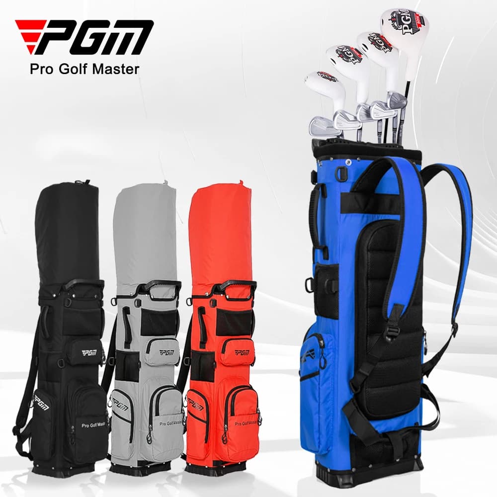 Zaino per sacca da golf PGM Borsa per club a doppia spalla Borsa per palline impermeabile con porta di inserimento fissa ultraleggera da 2 kg