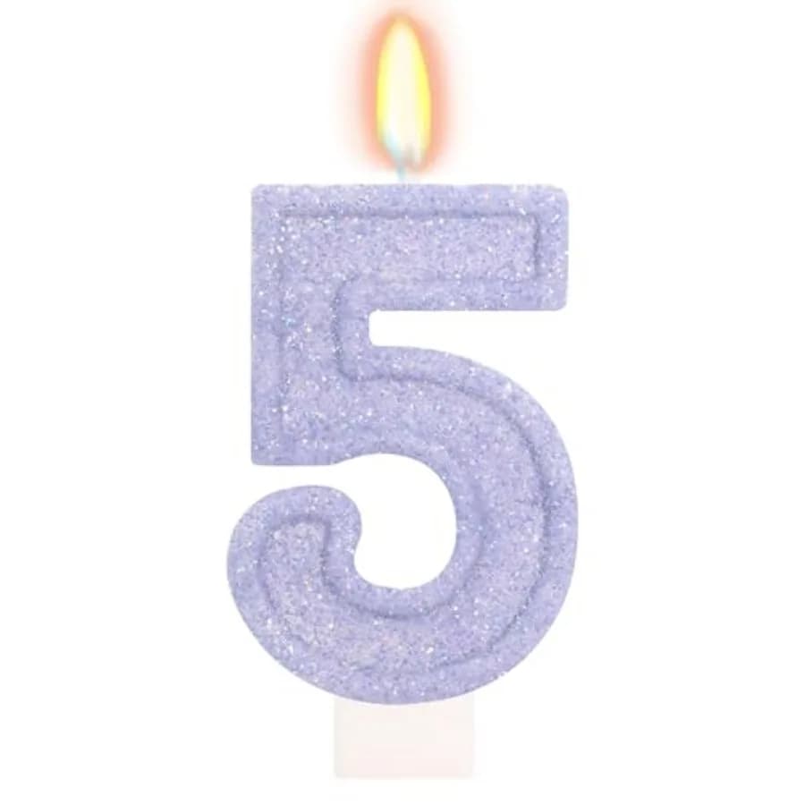 Birthday Candles for Girls - Candle Cake Topper for Fairy Birthday Party Decorations