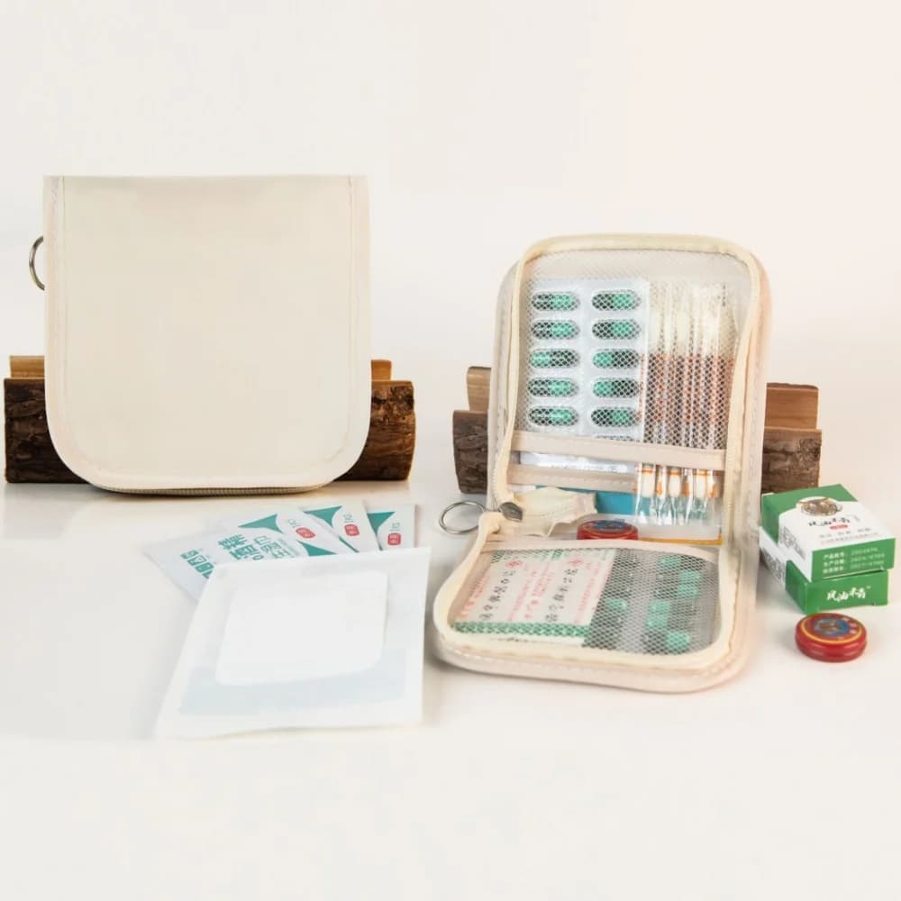 1Pc Viaggio All'aperto Campeggio Tasca Portatile Borsa Medicina Kit di Primo Soccorso Borsa Medica Bandaid Disinfezione Forniture Organizer