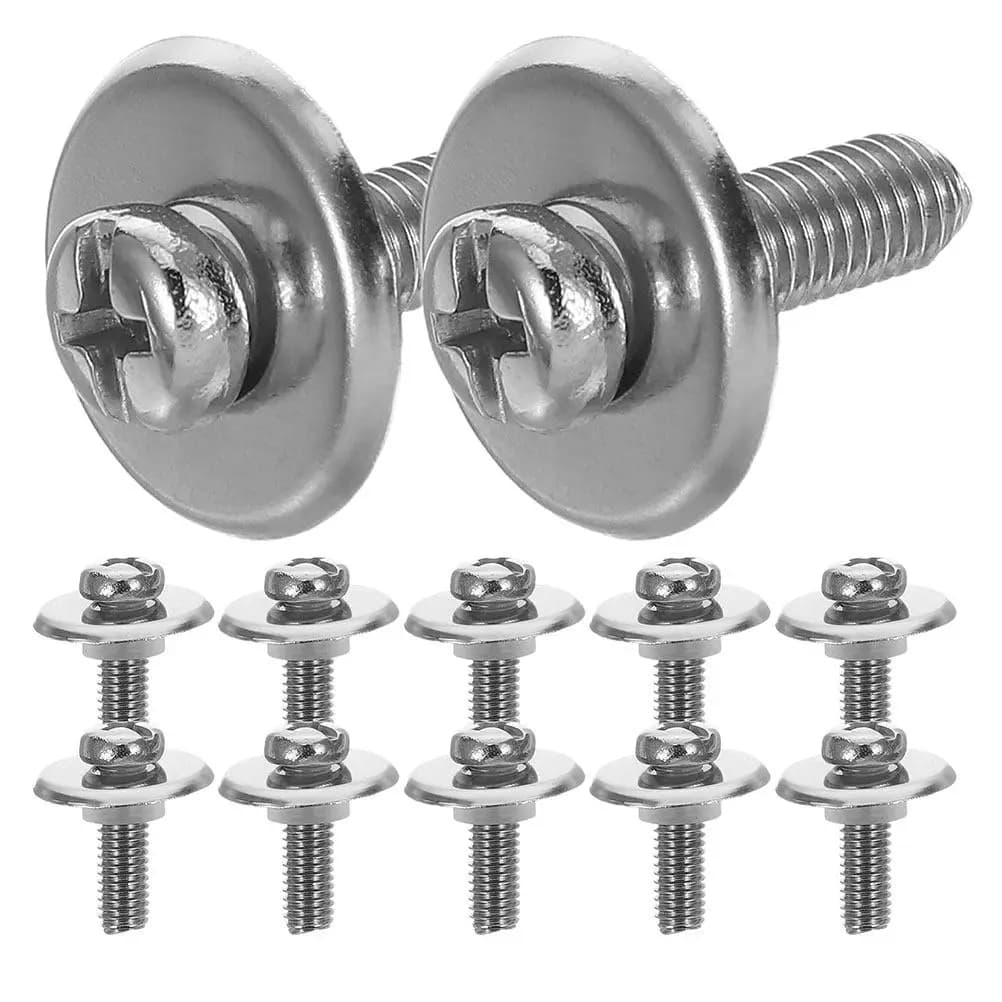 60 Set di Viti per Coperchi, in Acciaio Inossidabile con Guarnizione in Silicone, per Riparazione e Sostituzione di Bulloni di Bloccaggio per Wok, Pentole per Zuppa, Casseruole e Padelle