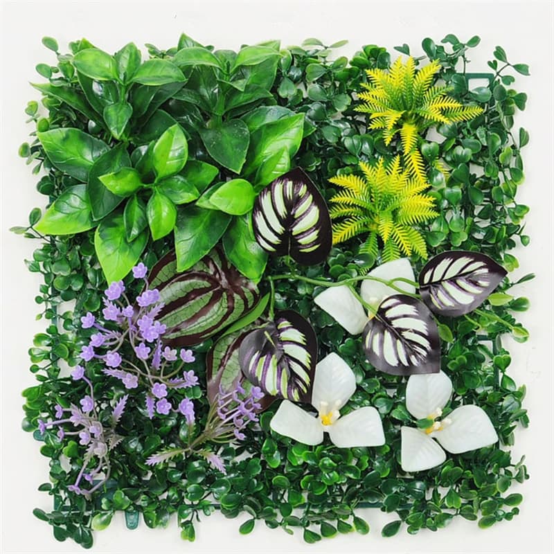 Green Artificial Plants for Walls, DIY Decoration, Simulate Sheets for Office, Exterior Garden, Vegetal Decoration 2