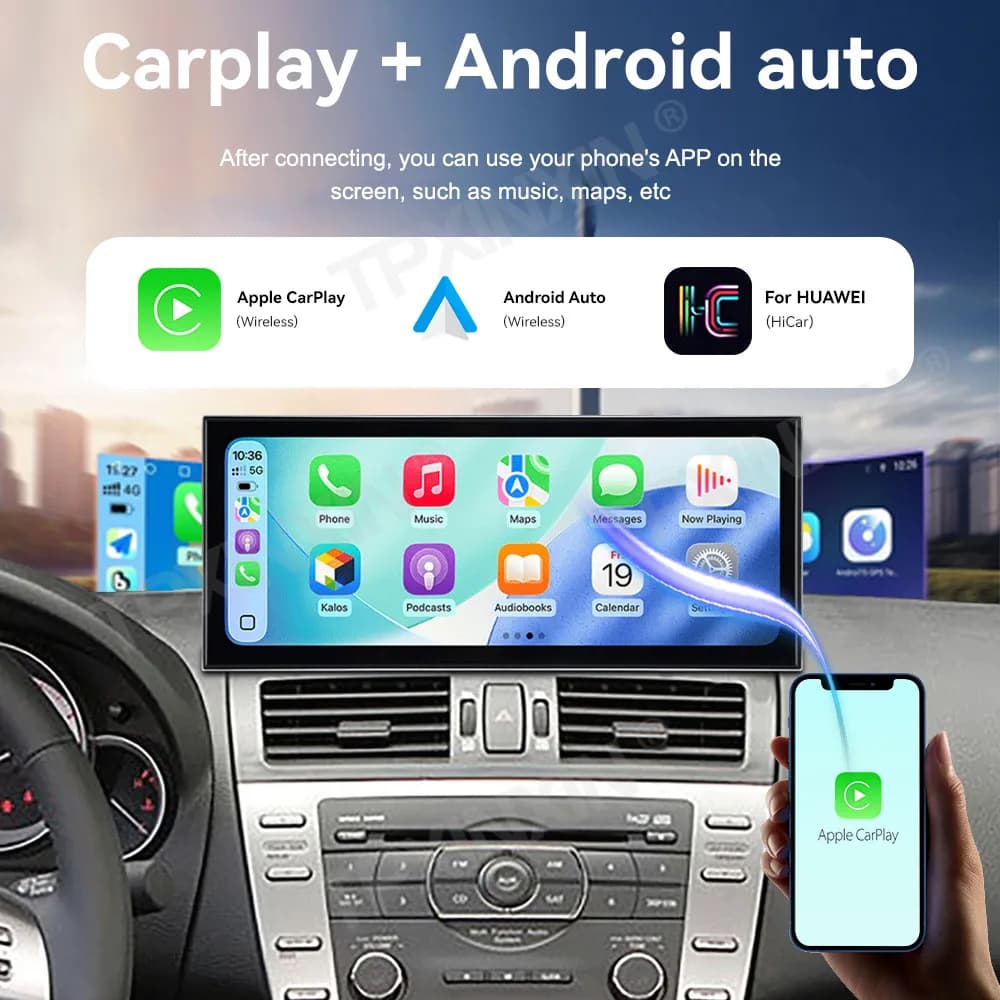For Mazda 6 2004-2015 Android Car Radio Multimedia Video Player Wireless Carplay Autoradio Stereo GPS Navigation Head Unit
