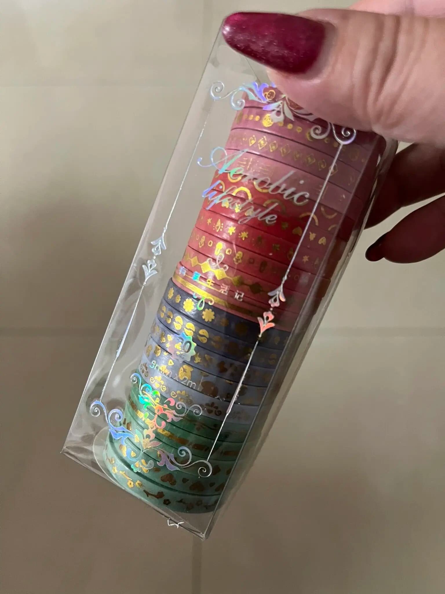 20Pcs Washi Tape Set Gold Foil Decorative Adhesive Tape For Scrapbooking Ribbons Diary Decoration Kawaii Stationery Masking Tape