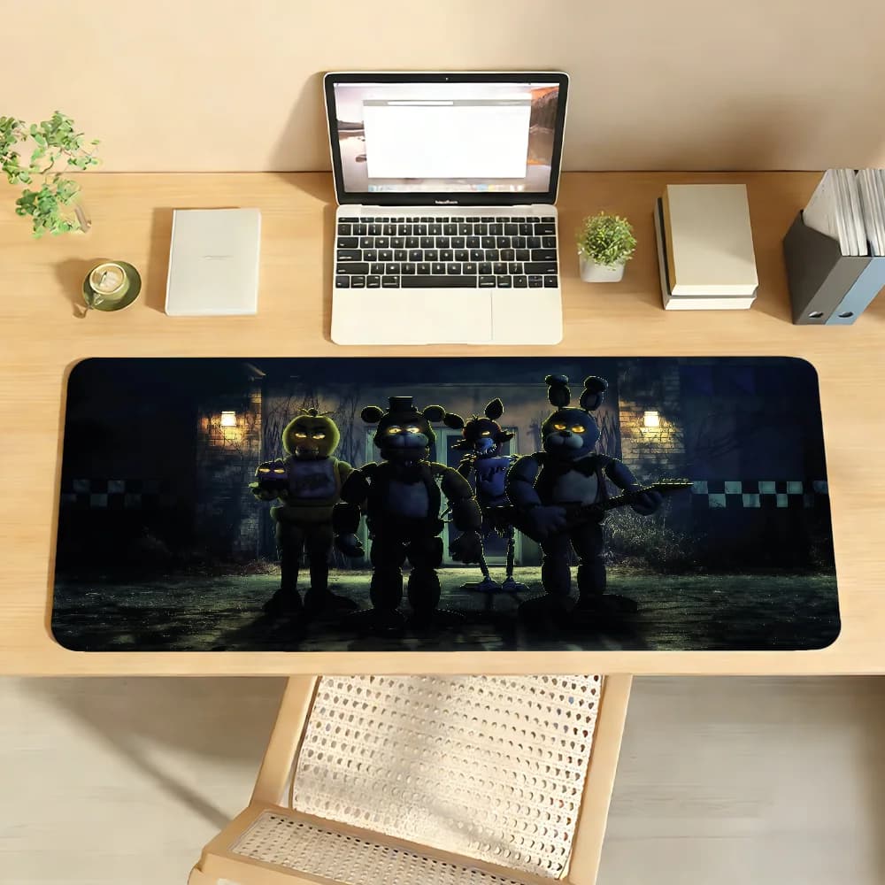Tappetino per mouse Movie F-FNAF 2, tappetino da scrivania antiscivolo, accessori per PC e laptop, tastiera da ufficio in gomma, decorazione per giocatori