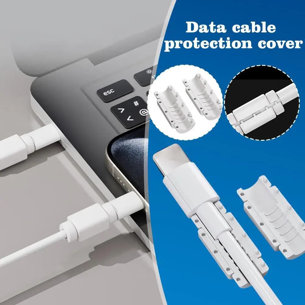 Custodia protettiva per cavo dati Proteggi completamente i cavi dati Custodia protettiva Protezione per cavo dati per telefono auricolare