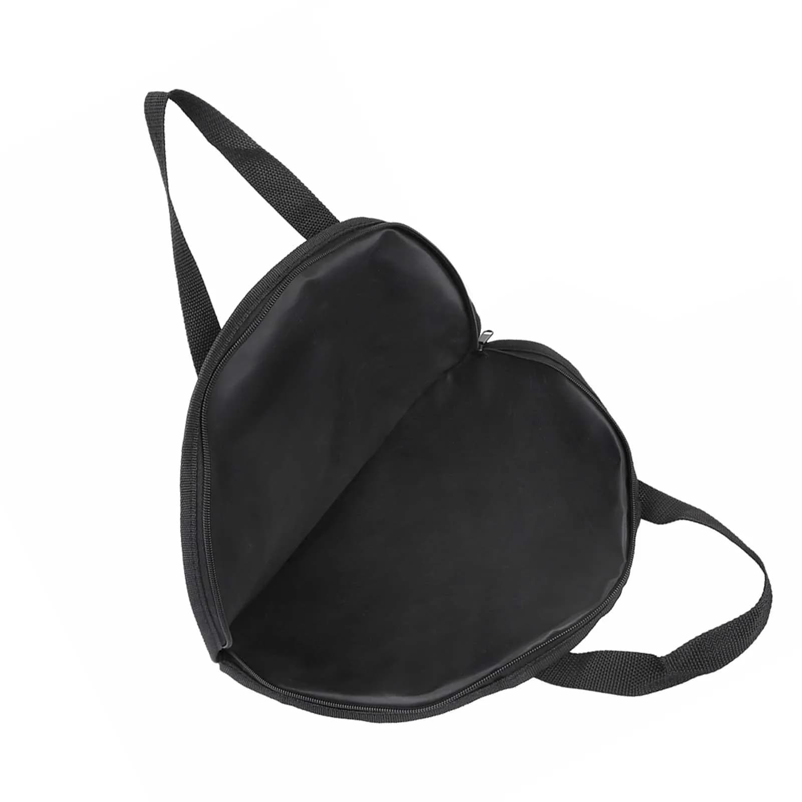 Custodia per borsa da trasporto per tamburo muto portatile in tessuto Oxford nero da 14 pollici con diametro di 36 cm per rullante, libro musicale