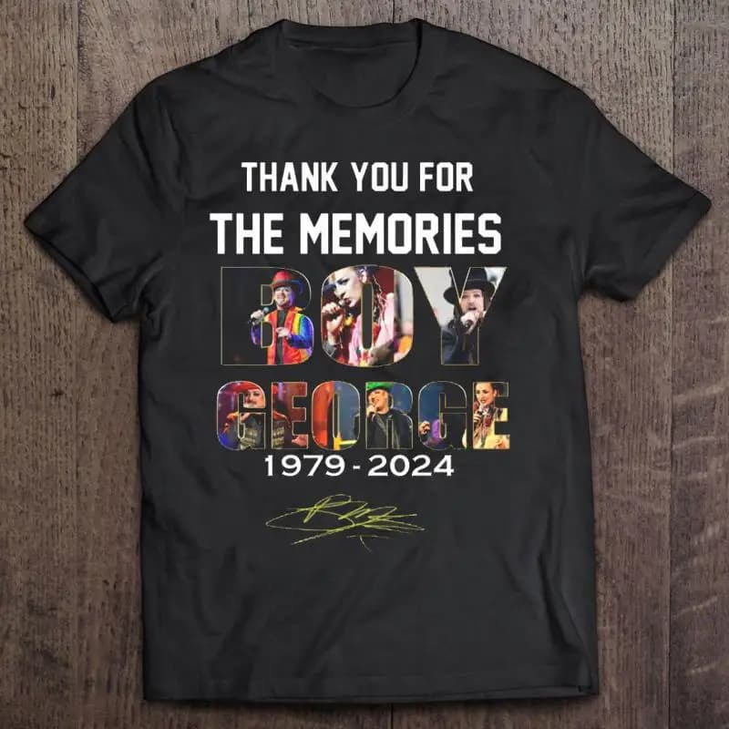 BOY GEORGE 1979 2024 T-shirt girocollo S 5XL TN040