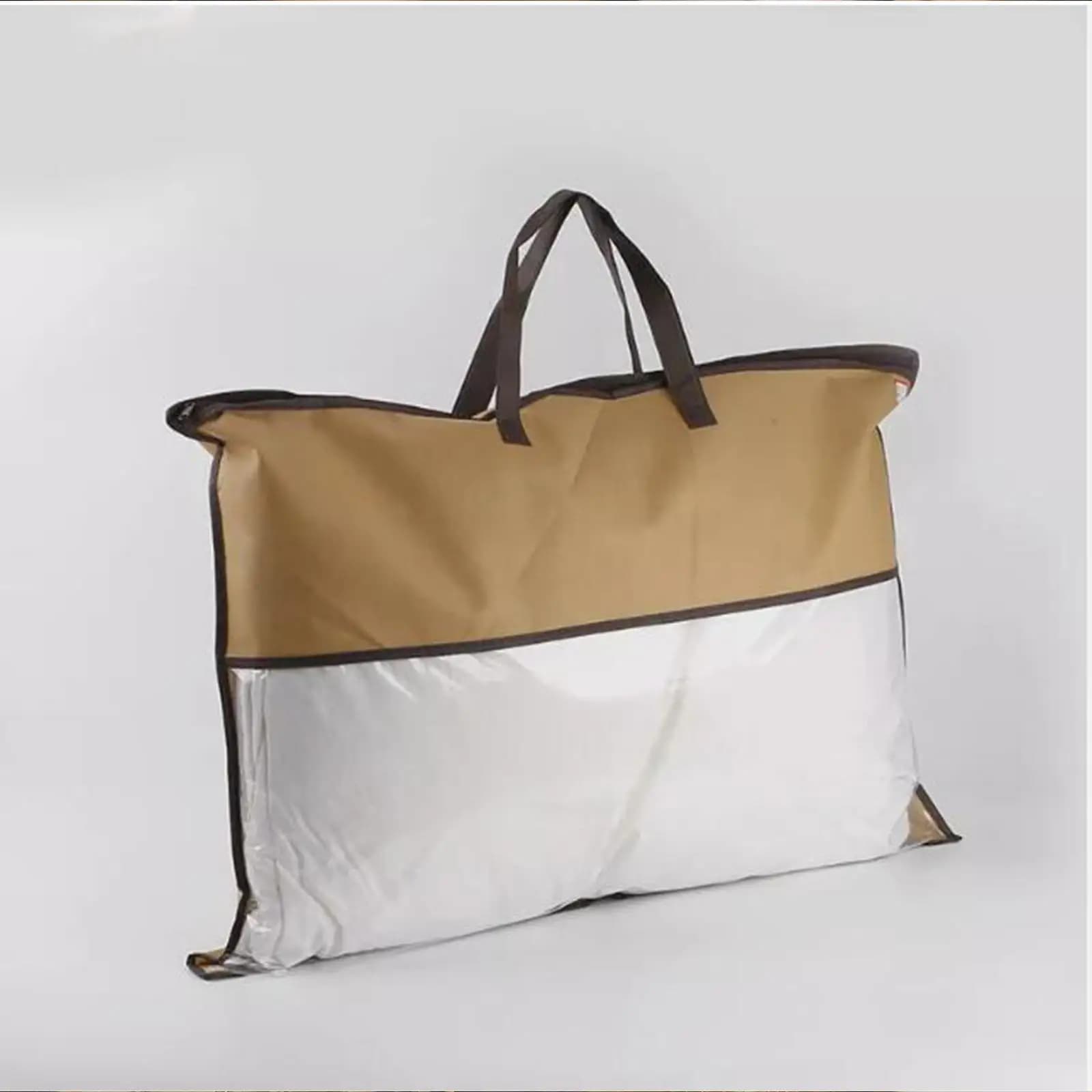 Borsa portaoggetti per cuscini, organizer per la casa, trasparente, salvaspazio, versatile, leggera, per vestiti, biancheria da letto, coperte, lenzuola
