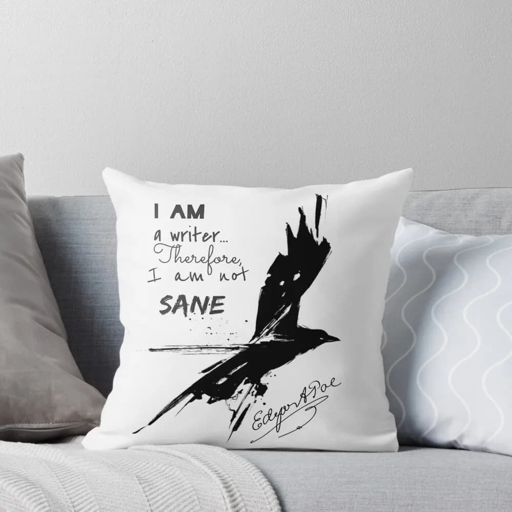 Edgar Allan Poe: I Am A Writer Decorative cushion cushion cushions for sofas Luxury cushion cover