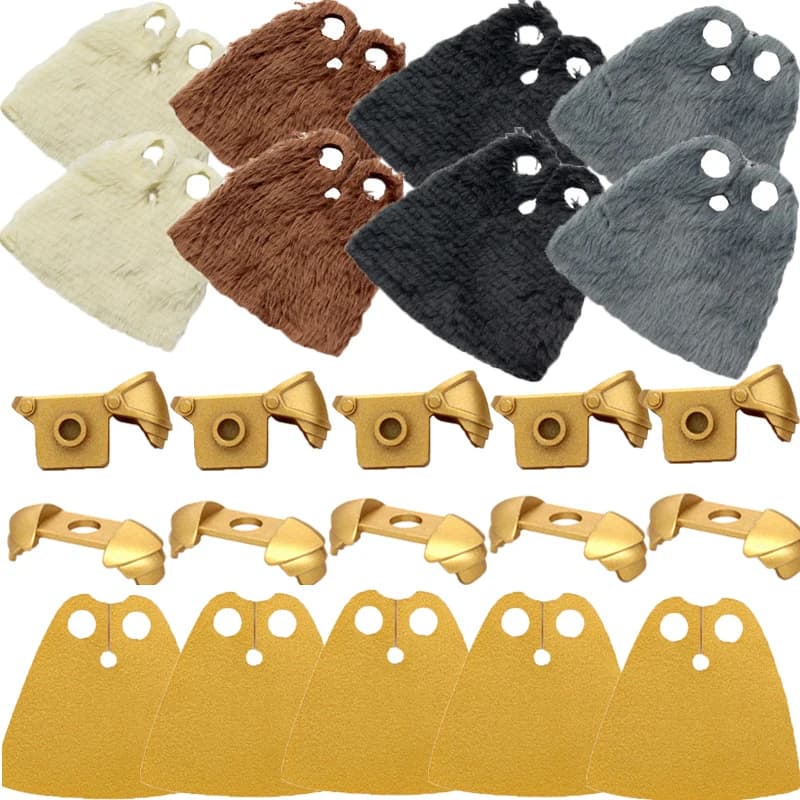 Blocchi di costruzione militari Soldato medievale Cavalieri Figure Regali Accessori Armatura per spalle Imitazione Mantello di peluche Mantello dorato MOC